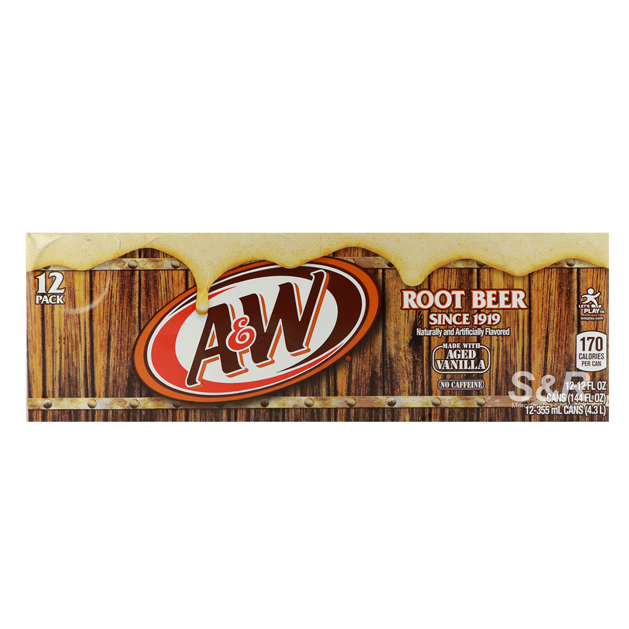 A&W Root Beer 12pcs